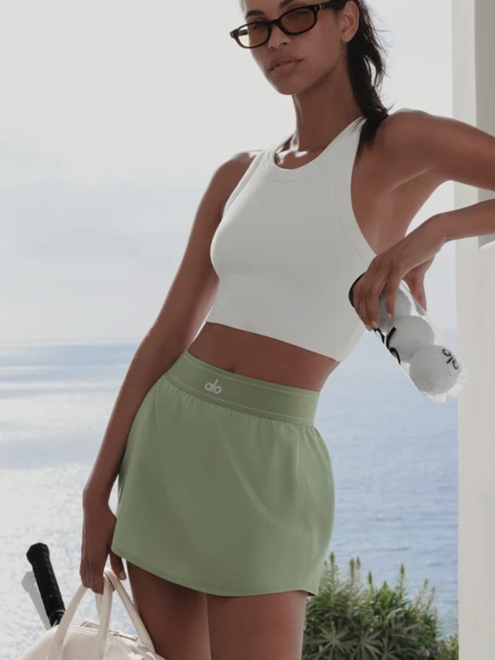 🌱ALO🌱 DUNE GRASS Match Point Skirt